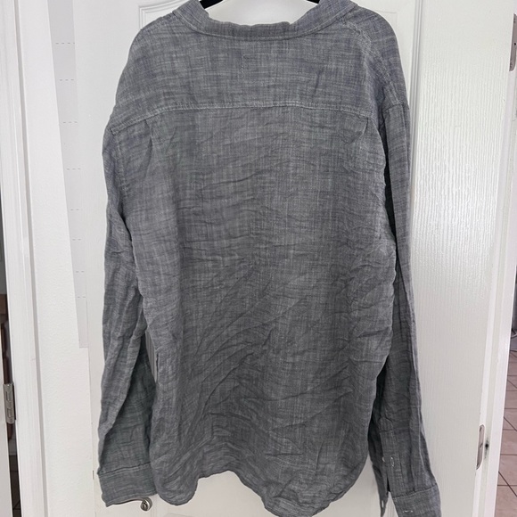 Rails Wyatt Navy Chambray Button Down Shirt SZ XXL - Picture 7 of 9